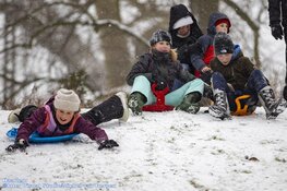 Winterse zondag in beeld