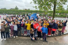 Leerlingen uit groep 4/5 van basisschool De Klimboom zijn gezond bezig!