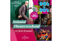 Voorstellingen voor een tientje tijdens het Nationaal Theaterweekend