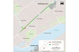 Afsluiting afrit Gooiseweg N305 richting de Karekietweg vanaf 6 maart aanstaande