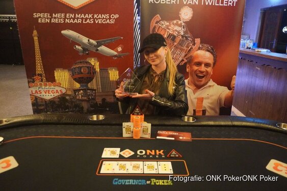 Zaneta Podubinska uit Dronten kwalificeert zich voor finale ONK Poker in Afferden!
