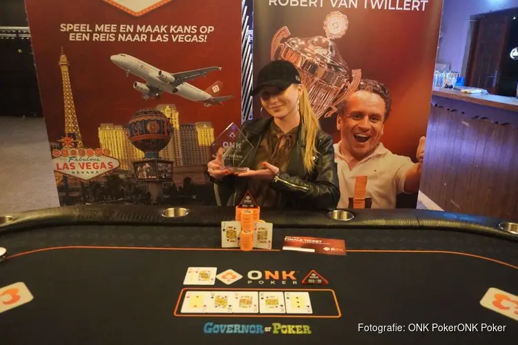 Zaneta Podubinska uit Dronten kwalificeert zich voor finale ONK Poker in Afferden!